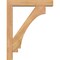 Ekena Millwork Imperial Block Smooth Bracket w/ Offset Brace, Western Red Cedar, 5 1/2"W x 28"D x 36"H BKT0604X28X36IMP05SWR - alternate 2